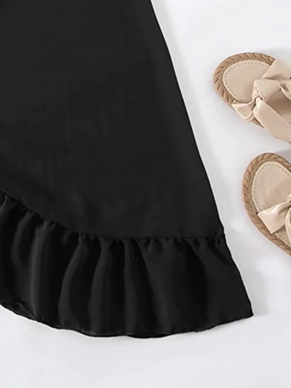 Summer Long&Short Ruffle Sarong Coverups for Women Bathing Suit Wrap Swimsuit Skirt Beach Bikini Cover Up Swimwear