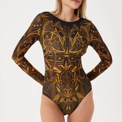 New High Waist Sexy Swimsuit Women Summer Bathing Suit Bikini Set Long Sleeve Swimwear Women Beach Swimming Suit For Female
