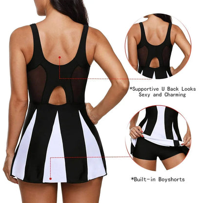 Swim Suits for Women 2025 Swim Dress Womens SwimsuitsBathing Suits Swim Skirt One Piece Swimsuit Tummy Control