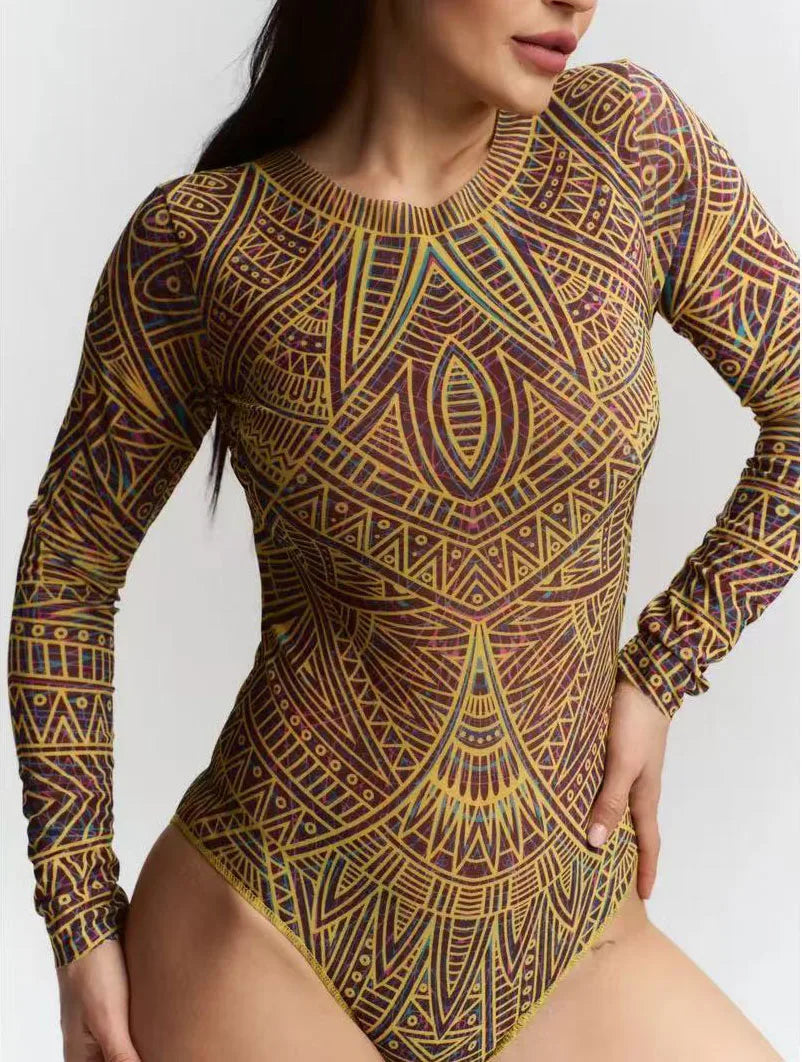 New High Waist Sexy Swimsuit Women Summer Bathing Suit Bikini Set Long Sleeve Swimwear Women Beach Swimming Suit For Female