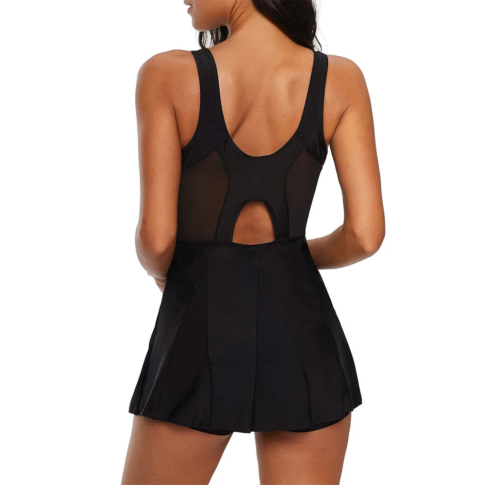 Swim Suits for Women 2025 Swim Dress Womens SwimsuitsBathing Suits Swim Skirt One Piece Swimsuit Tummy Control